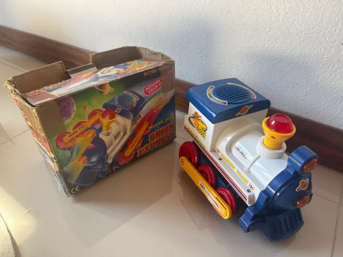 Miniatura trem Orion express - anos 90