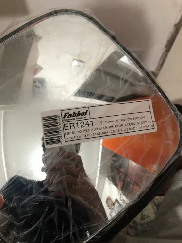 Espelho Retrovisor Auxiliar MB Axor / Atego Fabbof ER1241 caminhão
