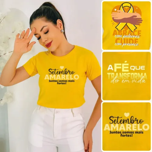 Camisetas setembro amarelo