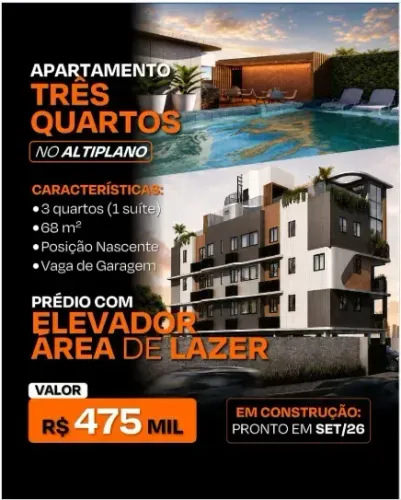 Residencial à Venda Altiplano Exclusividade e sofisticação em uma localização privilegiad