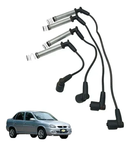 Jogo Cabo De Vela Gm Corsa Classic 1.0 2001 2002 2003 2004 Preto