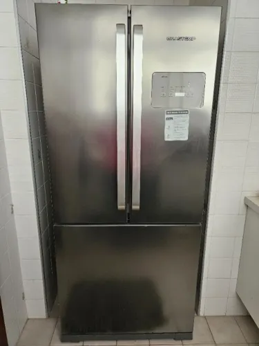 Geladeira Brastemp Frost Free Evox + French Door 540,6L com Ice Maker Ative BRO80