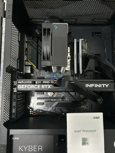 Kit com processador i9 10850k e placa mãe asus z490 plus