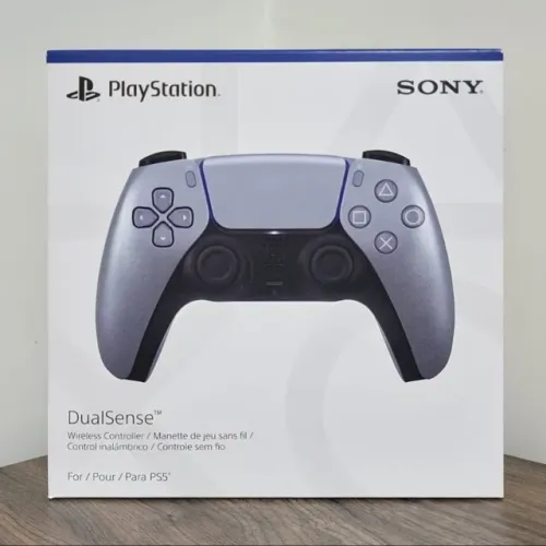 Controle DualSense PS5 Sterling Silver - Novo, Lacrado, Nota Fiscal e Garantia