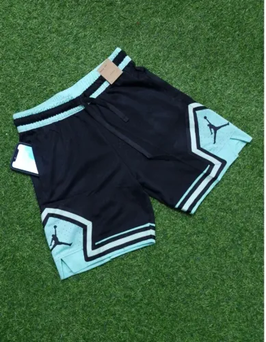 Short Jordan Preto Verde Agua - Novo - Tam M e G
