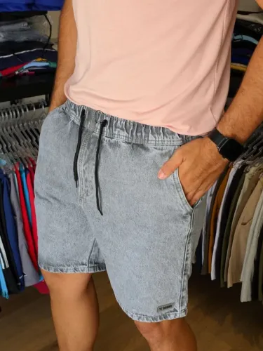 short mauricinho jeans do p ao gg