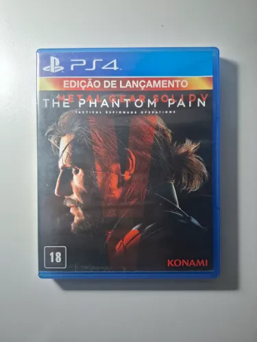 Jogo Metal Gear Solid V: The Phantom Pain PS4 Mídia Física (Edição de Lançamento)