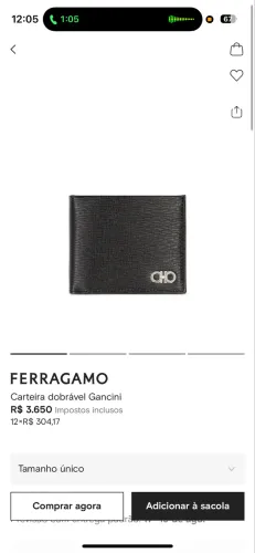 CARTEIRA FERRAGAMO