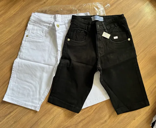 10 shorts jeans tamanho 34 promoção Novos