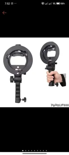 Suporte para flash speedligth