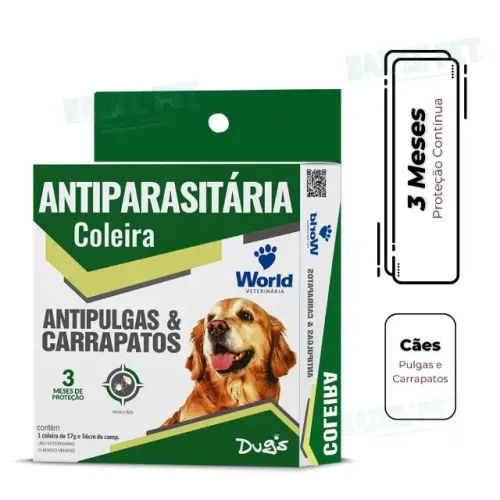 COLEIRA ANTIPARASITÁRIA WORLD