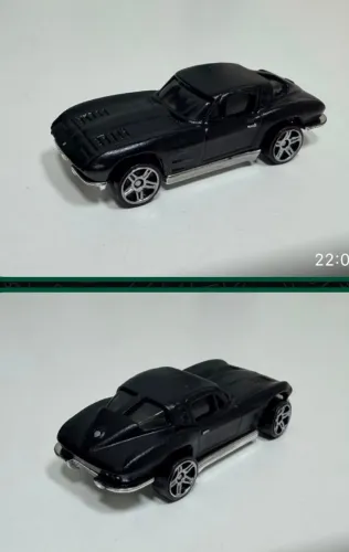 Miniatura Corvette StingRay Coupe Bruce Wayne The Batman Custom