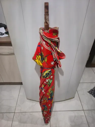 Guarda sol com tecido de pano R$ 20,00 - Entrego Gratis na Praia Grande