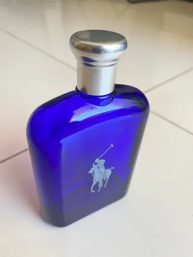 Frasco Vazio Perfume Polo Blue Ralph Lauren 200ml (Apenas o Vidro)