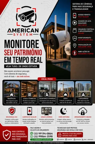 CÂMERAS DE SEGURANÇA 