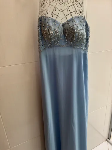 Vestido Azul Claro