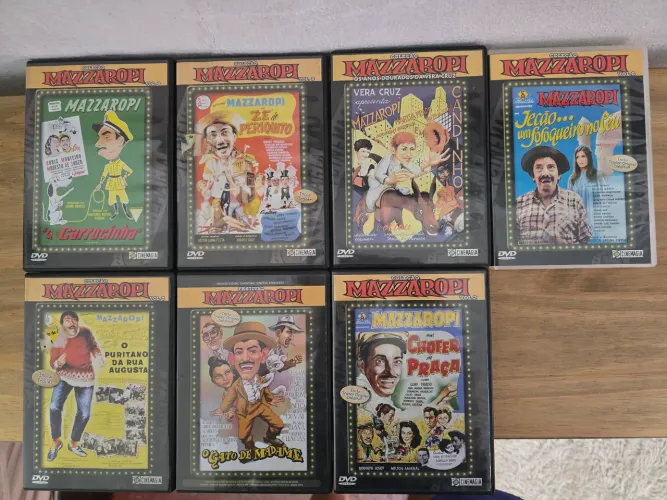 Lote 7 DVDs Mazzaropi Originais