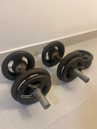 Pesos Halteres Academia Musculação em Casa