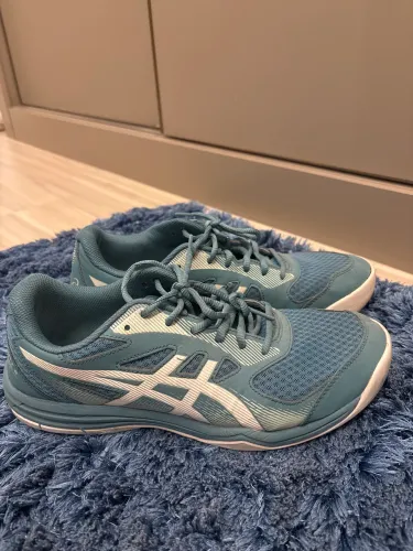 Tênis ASICS Indoor Azul Petróleo Original - Excelente Estado
