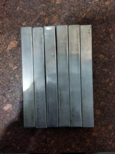 Lote Com 6 Barras De Titânio - 21,5 Cm X 2,4 Cm