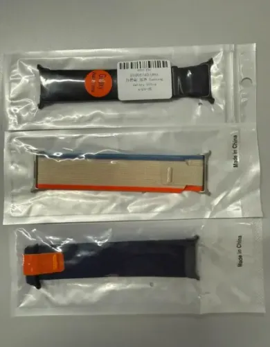 Kit 3 pulseiras premium de nylon para Samsung Galaxy Watch Ultra todas as gerações