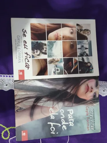 Livro Box Se eu ficar + Para onde ela foi