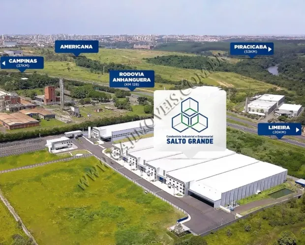 Salão Industrial em Condomínio Fechado com 3400m² - Americana/SP.