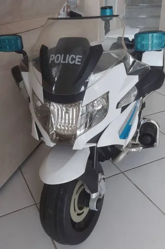 Moto eletrica infantil BMW Police 