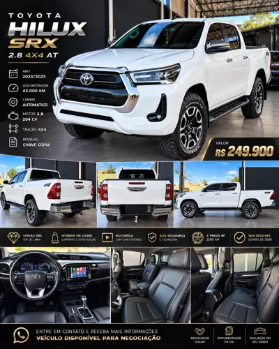 Toyota Hilux CD SRX 4X4 2.8 TDI 16V Diesel Aut. 2023