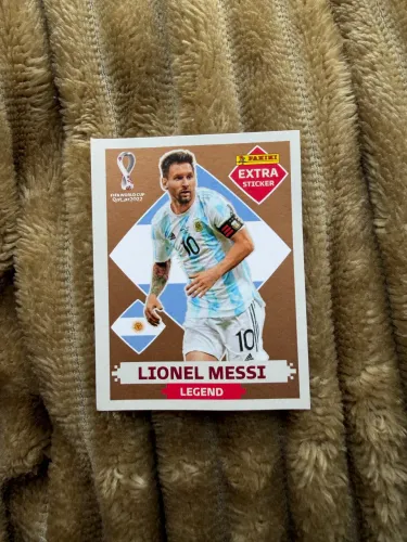 Figurinha Legend Messi copa do mundo 2022