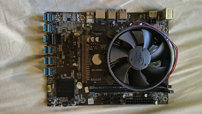 Placa mãe b250c e processador ENVIO OLX
