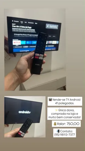 TV Android 41 polegadas.