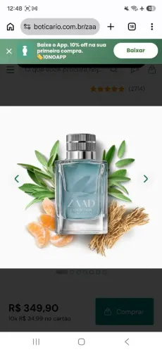 Vendo perfume boticário