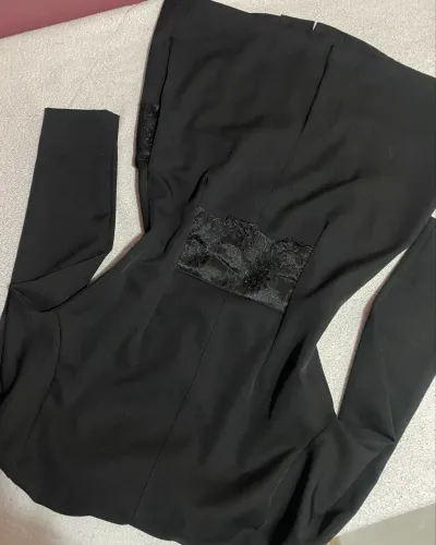 Jaleco estética preto (Mascarello)