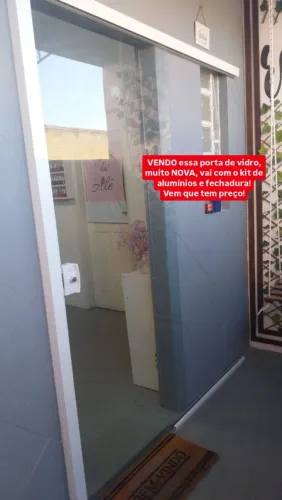 Porta de vidro à venda 2,10 x 0,80