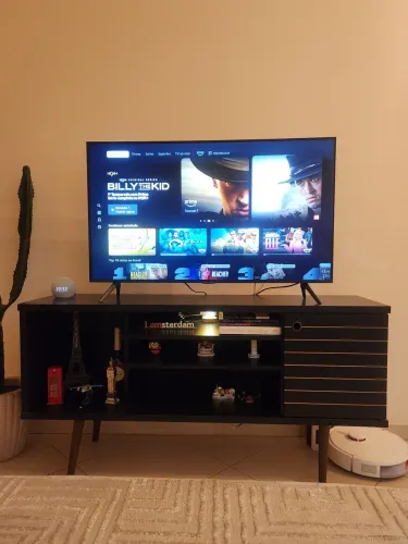 (Usado) Rack Para Tv Até 55 Polegadas 1 Porta Retrô Safira Bechara