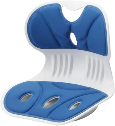 Assento Ergonômico para Cadeira com Apoio Lombar e Alívio de Dor no Cóccix