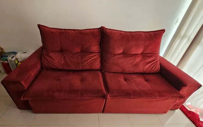 Sofá retrátil 4 lugares desmontável