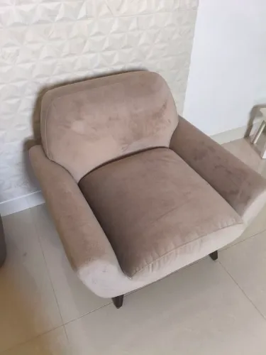 Poltrona em veludo