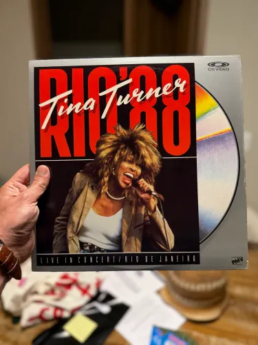 RARIDADE - Laser Disc Tina Turner Rio 88