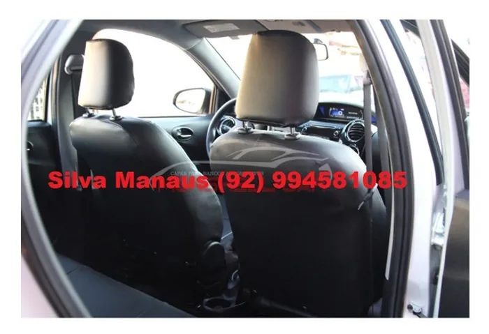 Capa banco Couro Corvin sob medida Toyota etios hat sedam 2020 2021 Impermeável