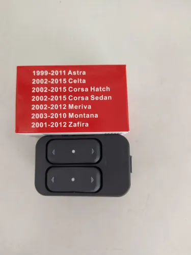Interruptor ,para vidro elétrico. Dos carros, específico na embalagem. Novo, instalado.