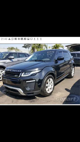 Sucata Land Rover Evoque 2015 2.0 câmbio automático somente para venda de peças