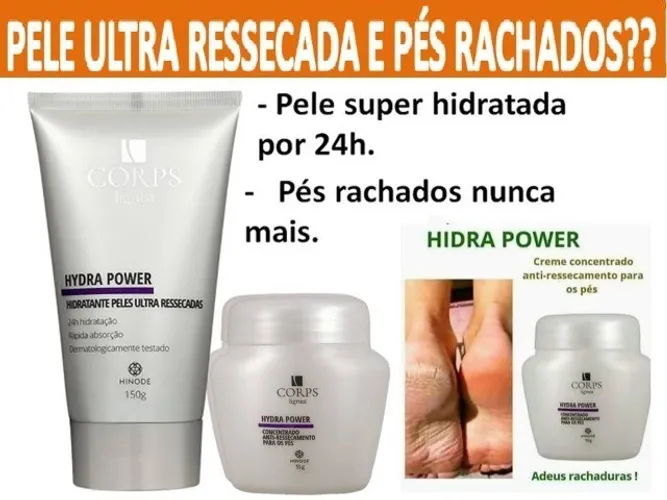 Kit Hidratação para os pés e corpo
