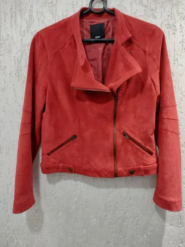 Casaco de couro Tam P