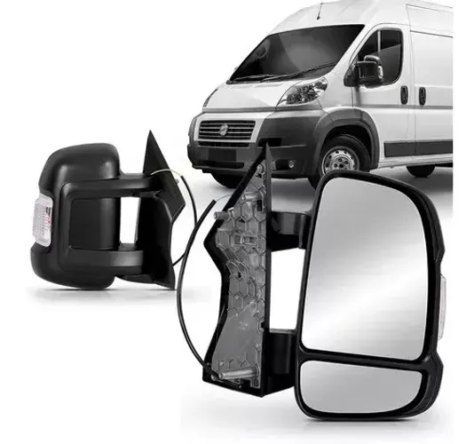 Par Retrovisor Fiat Ducato 2018 - Preto - Ficosa