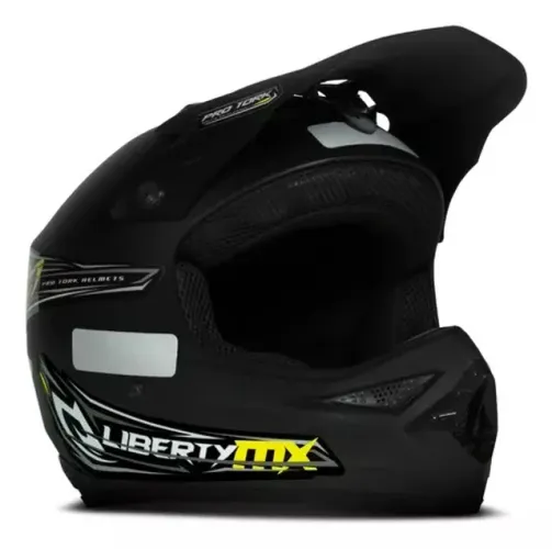 Capacete Mx Mod. Cross/Trilha Preto (Entrega Grátis)
