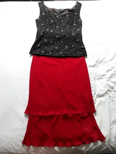 Conjunto de festa - Saia e blusa