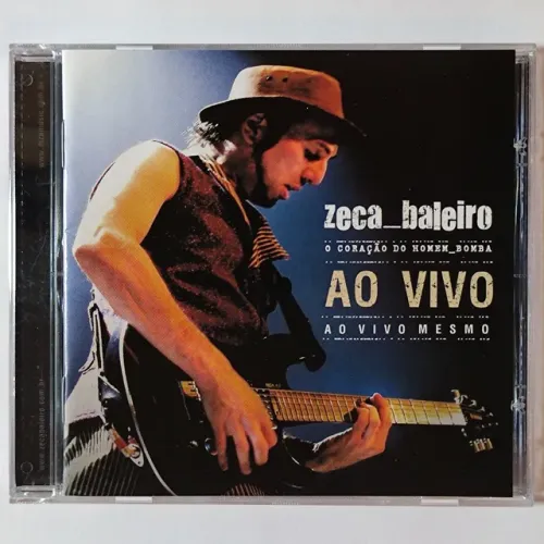 CD Zeca Baleiro - O Coração do Homem Bomba Ao Vivo