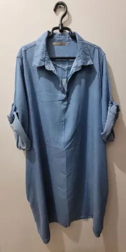 Vestido chemise jeans 